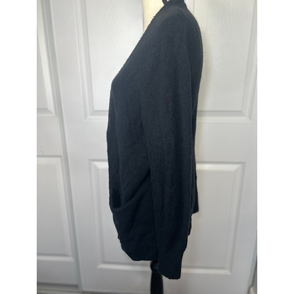 Madewell‎ Cozy Walker Cardigan Black Alpaca Wool with Pockets Size Small - Picture 4 of 8